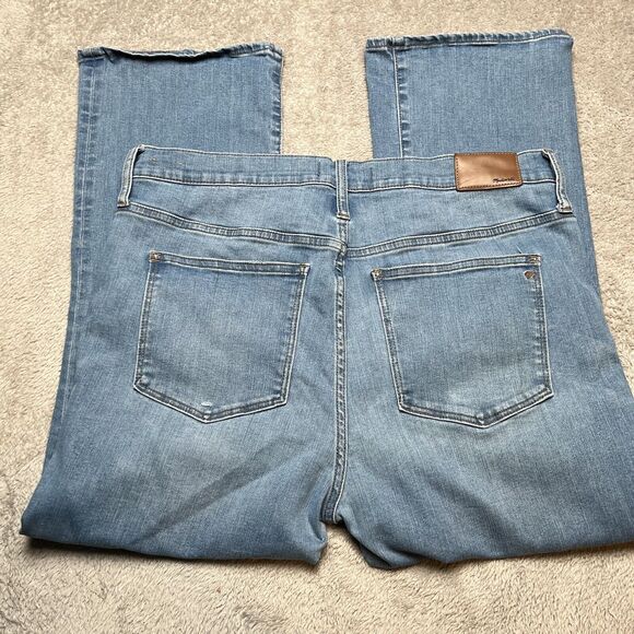 Madewell Cali Demi Boot Jeans in Timpson Wash Size 32 - Picture 3 of 8